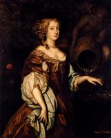 Sir Peter Lely - Portrait Of Diana Countess Of Ailesbury